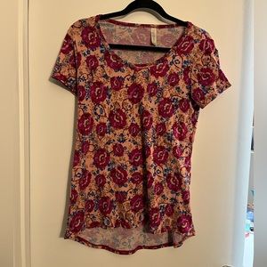 Pink Flower Lularoe Shirt